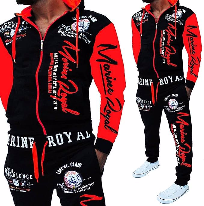 Sweat suits men Tracksuits 2 Piece sets Athletic Jogging suits Casual Outfits for men