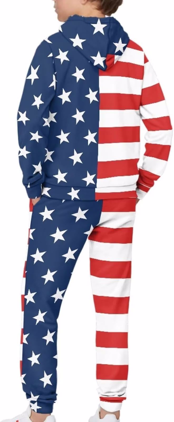 Kids Hoodie Sweatshirt and Jogger Sweatpants 2 Pieces Set Boys Girls Tracksuits Activewear - view 2