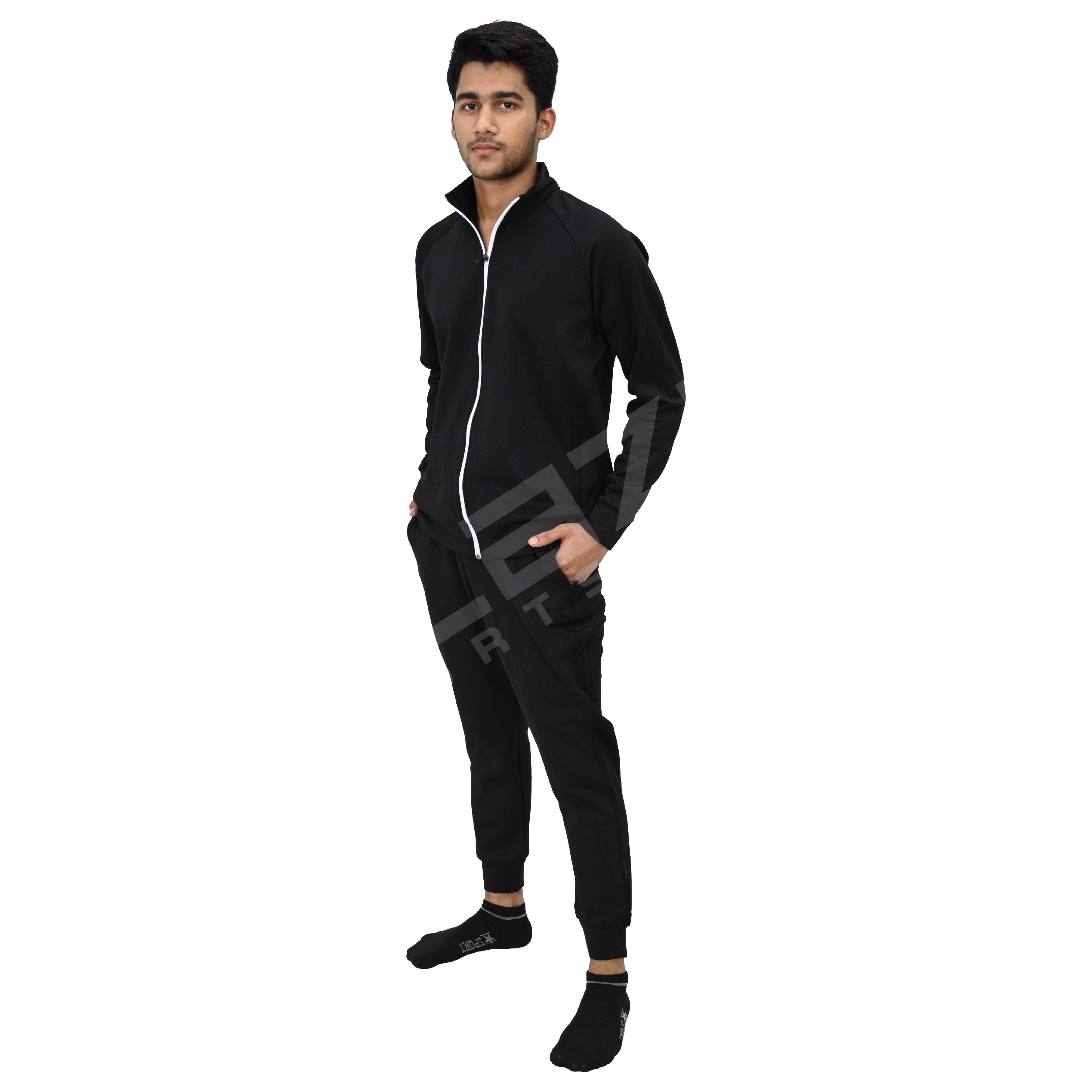 New Men Tracksuits Hooded Solid Color tracksuit and Autumn Winter Pullover Joggers Trousers50 - view 12