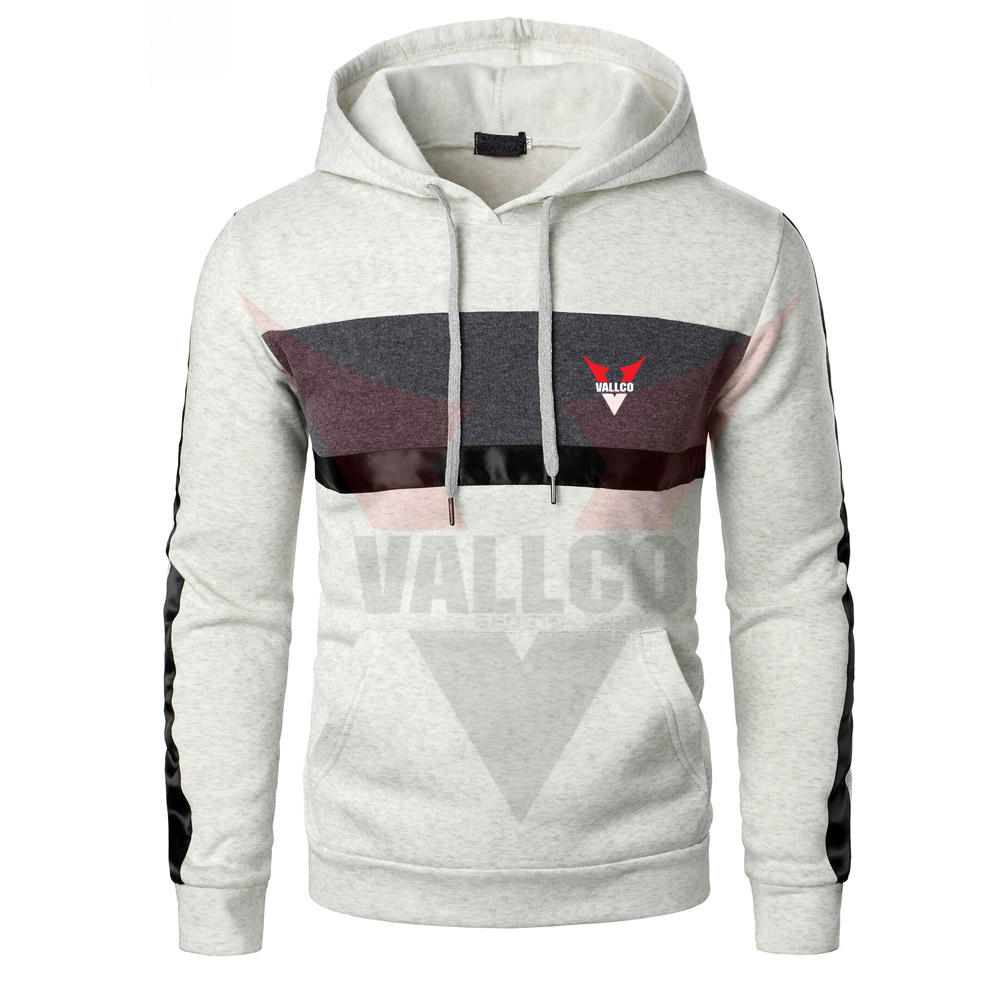 With Reasonable Breathable Cotton Fleece Fabric Men Outer Wear With Hood Pullover Style