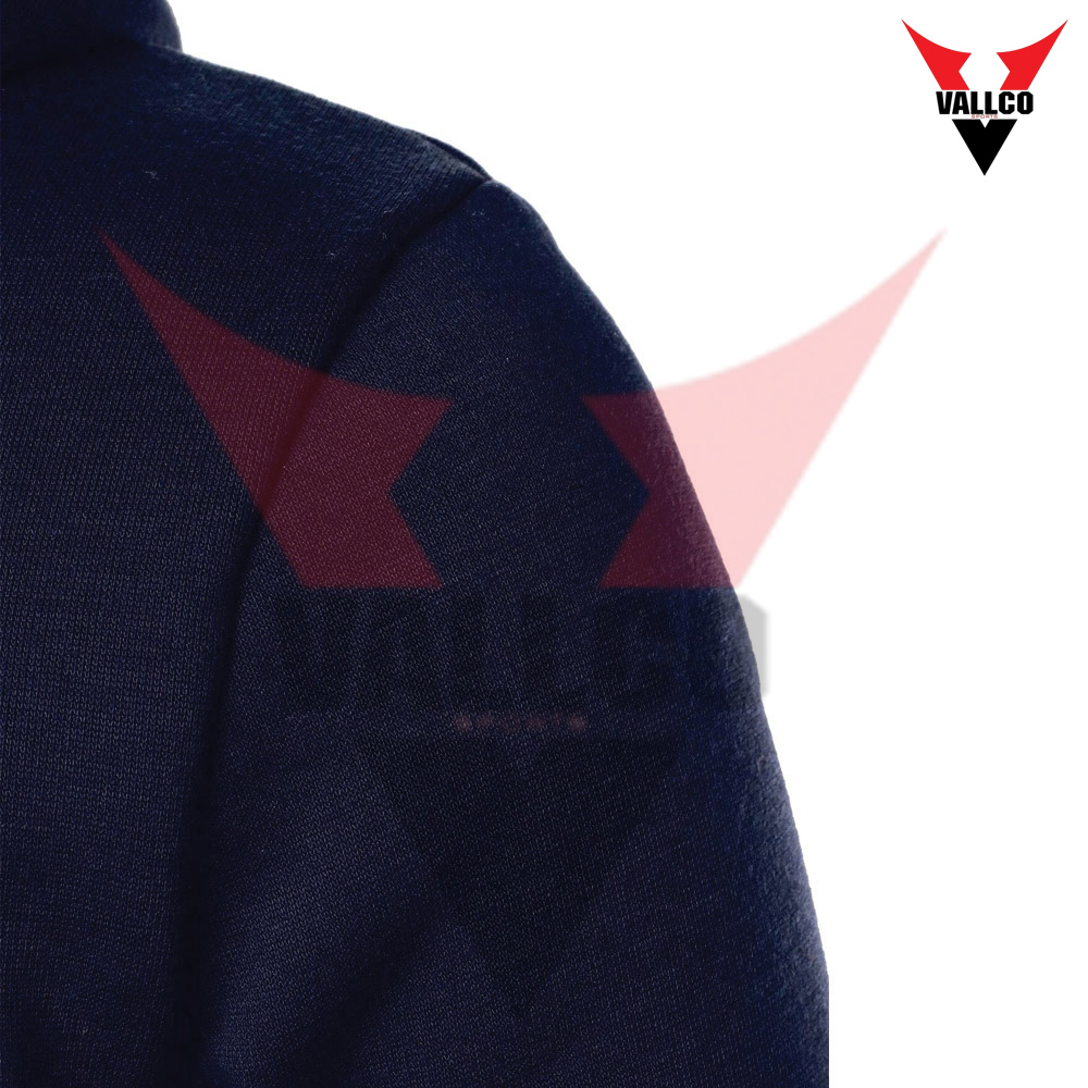 Blue White Contrast Color Soft Touch Fabric Highest Quality Street Wear Solid Pattern Hoodies  - view 4