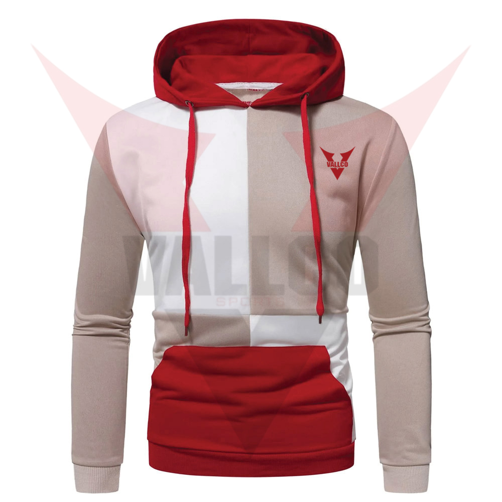 Color Block Highland Quality Customization Logo Print Soft Fabric Men Outer Wear Hoodies - view 8
