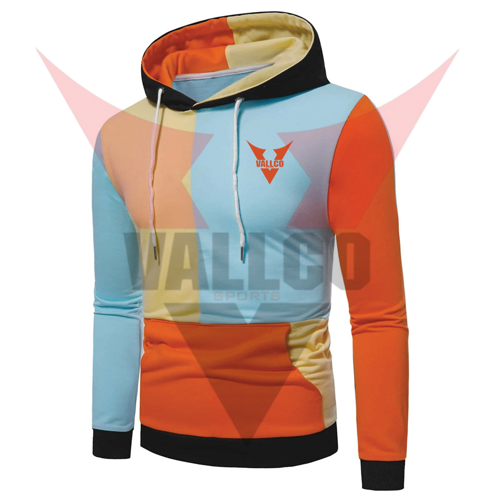 Multi Panels Men Hoodies For Outdoor Good Supplier With Own Logo Adult Wear Hoodies