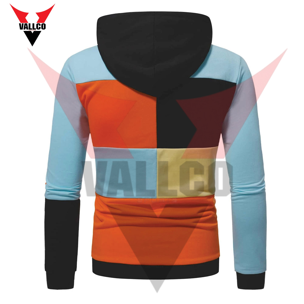 Multi Panels Men Hoodies For Outdoor Good Supplier With Own Logo Adult Wear Hoodies - view 13