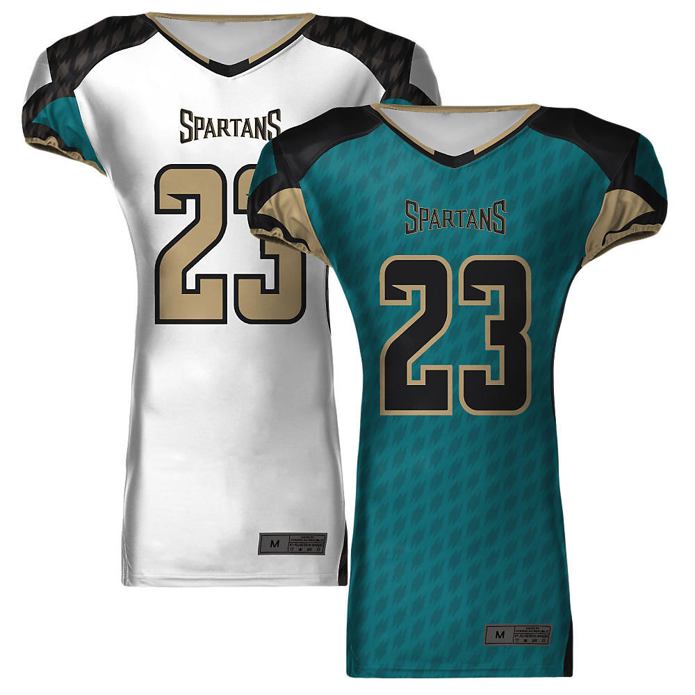 American Football Reversible Jerseys Green Spartans - view 6