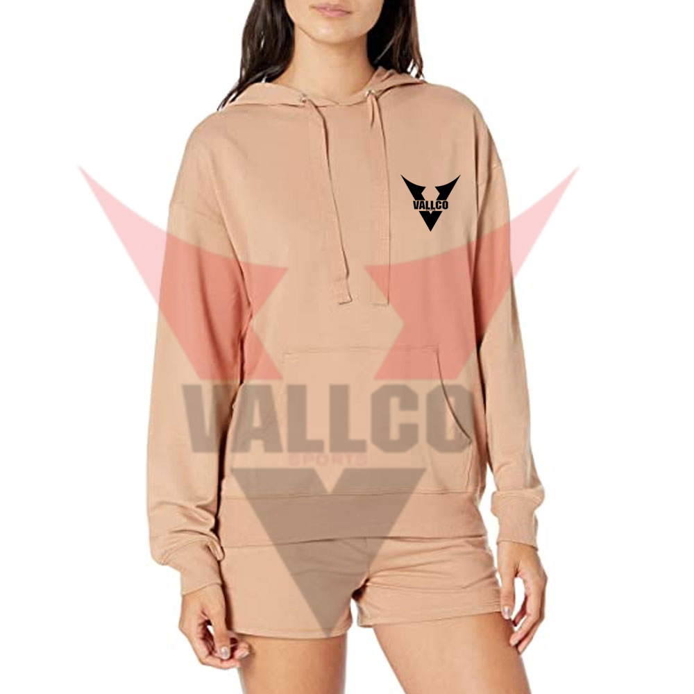 Wholesale Rate Plus Size Women's Hoodies Full Zip Up Customized Logo Print Hoodies For Women - view 9