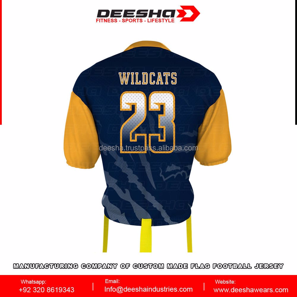 Custom Men's Flag Football Jersey Wildcats - view 4