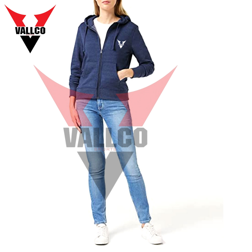 Full Zipper With Hood Highest Quality Make Your Own Newest Deign Women Wear Hoodies - view 7