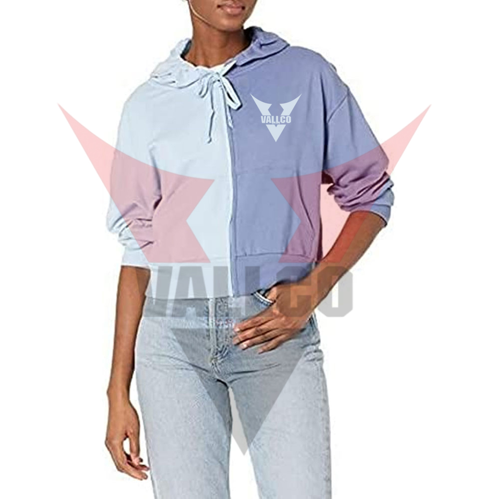 Customized Contrast Color Highest Quality Make Your Own Newest Style Women Hoodies
