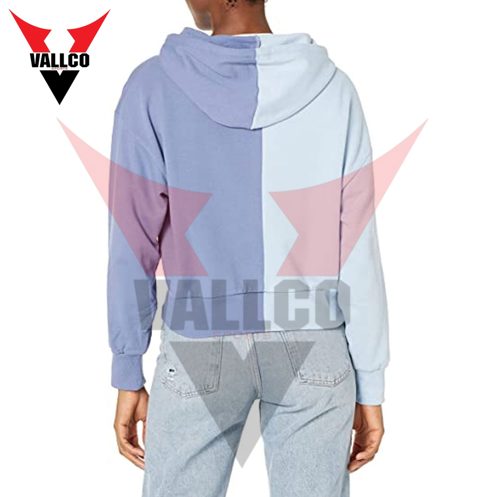 Customized Contrast Color Highest Quality Make Your Own Newest Style Women Hoodies - view 3