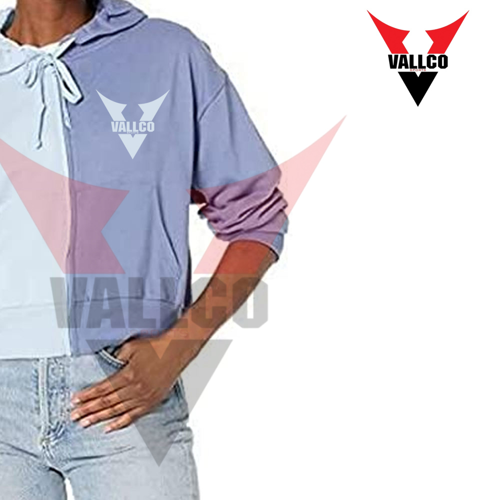 Customized Contrast Color Highest Quality Make Your Own Newest Style Women Hoodies - view 5