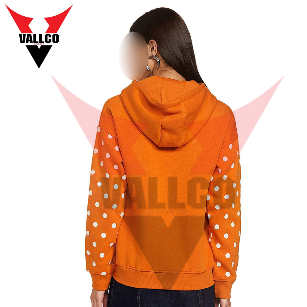 Orange Color Good Seller Make Your Own New Arrival OEM Service Women Hoodies - view 4