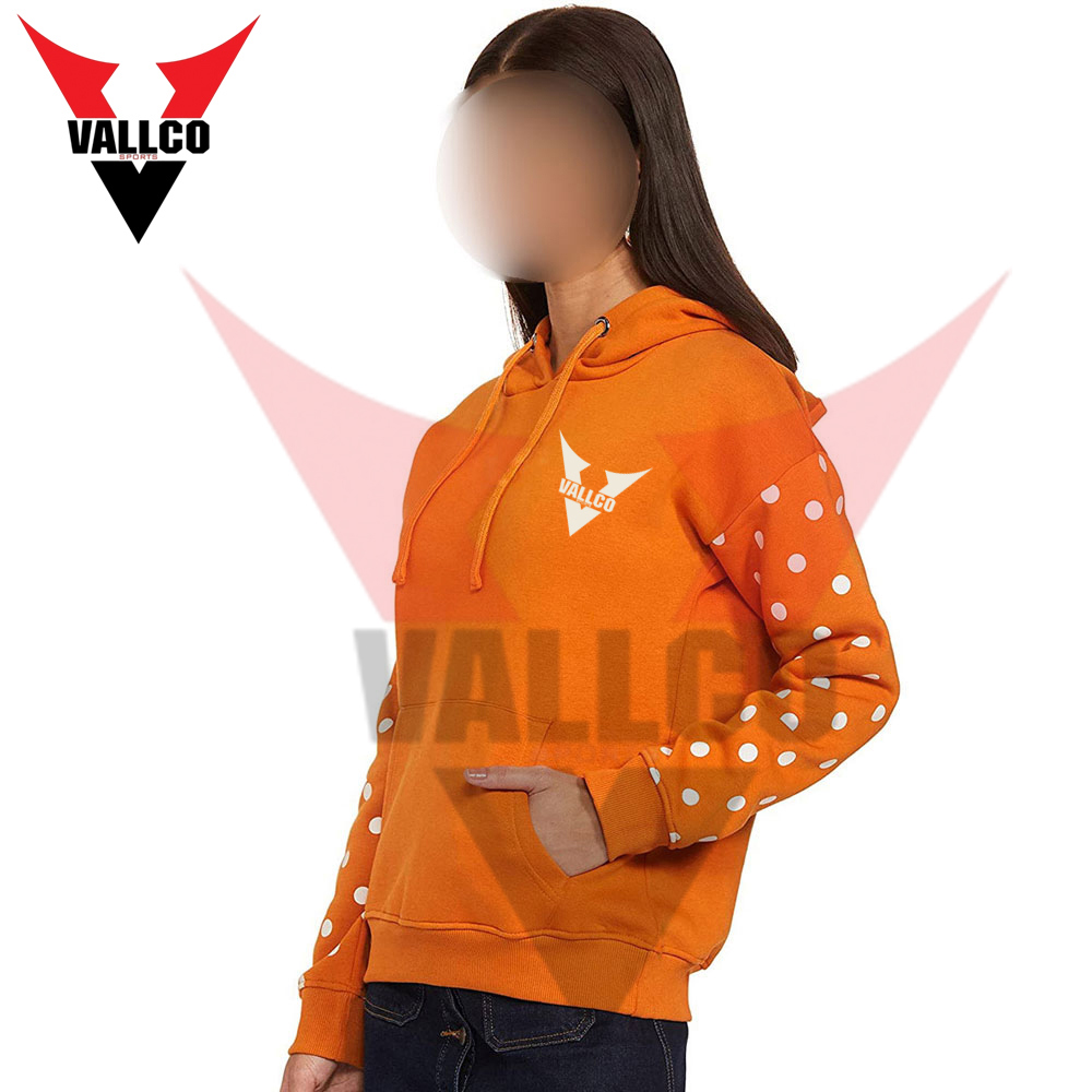 Orange Color Good Seller Make Your Own New Arrival OEM Service Women Hoodies - view 5