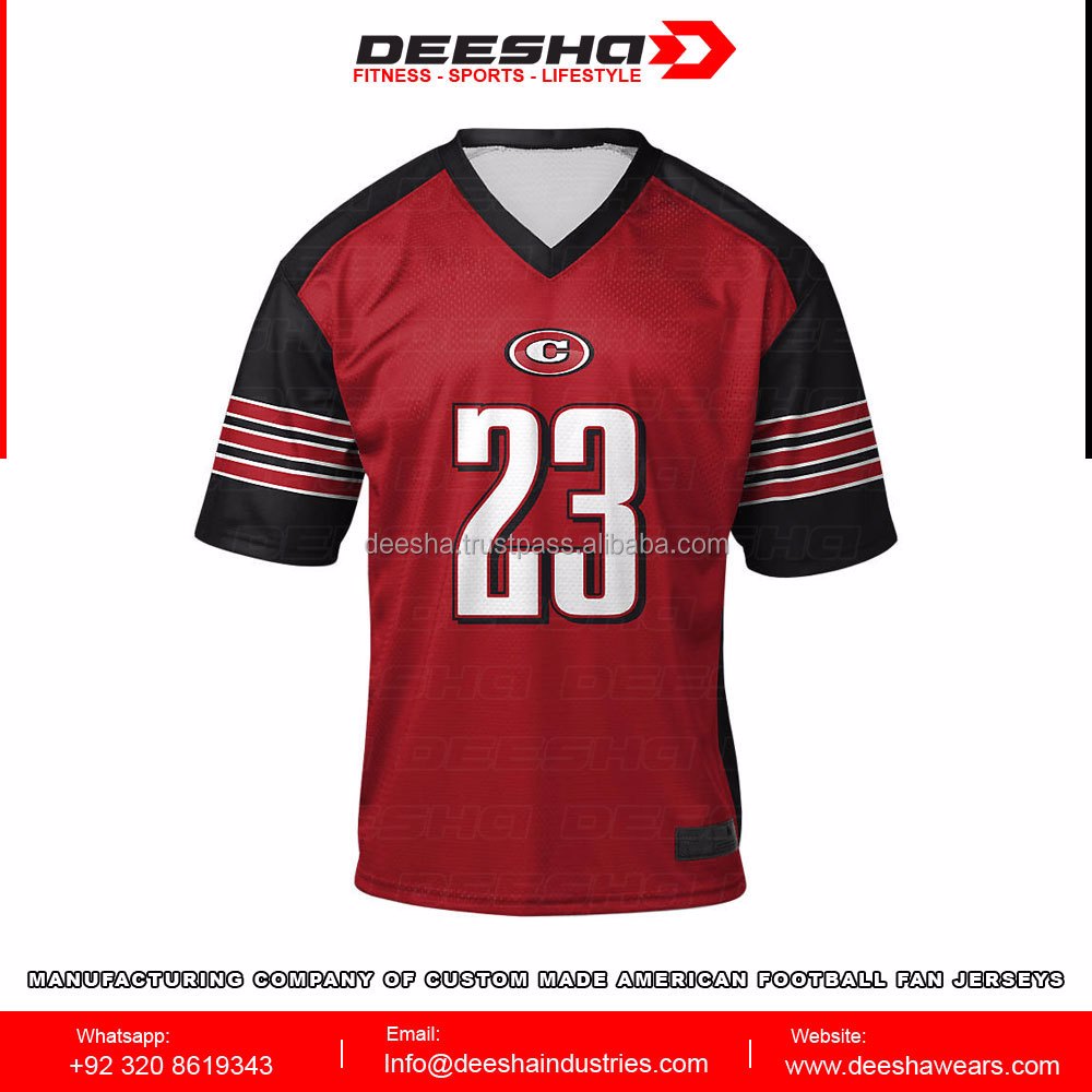 Custom Men's Fan Football Jersey Mustangs - view 4