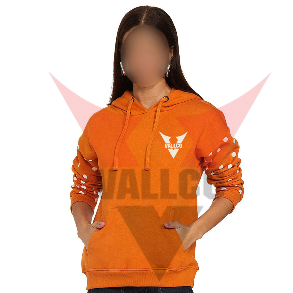 Orange Color Good Seller Make Your Own New Arrival OEM Service Women Hoodies - view 10