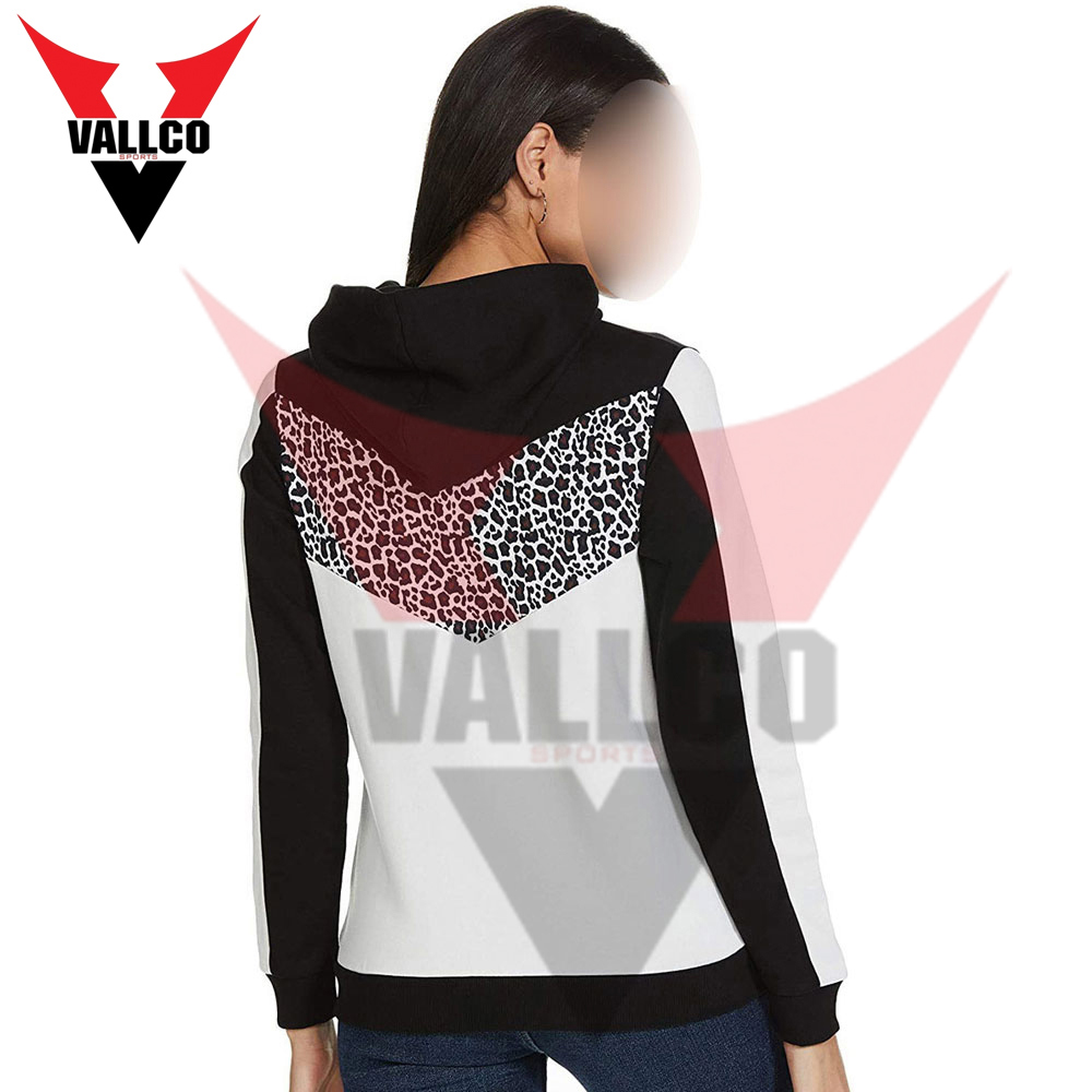 Black White Color Good Quality Make Your Own Hand Made Comfortable Women Hoodies - view 10