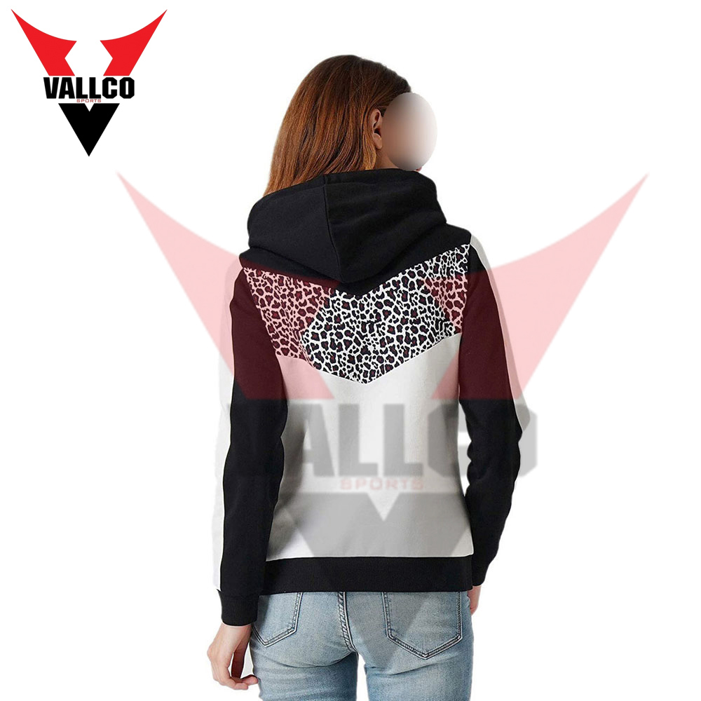 Black White Color Good Quality Make Your Own Hand Made Comfortable Women Hoodies - view 11