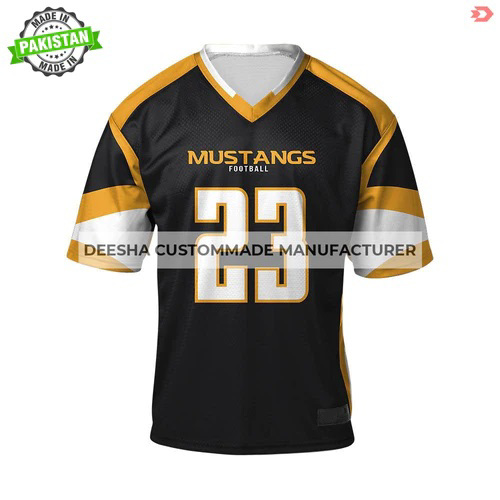 Custom Men's Fan Football Jersey Mustangs - view 7