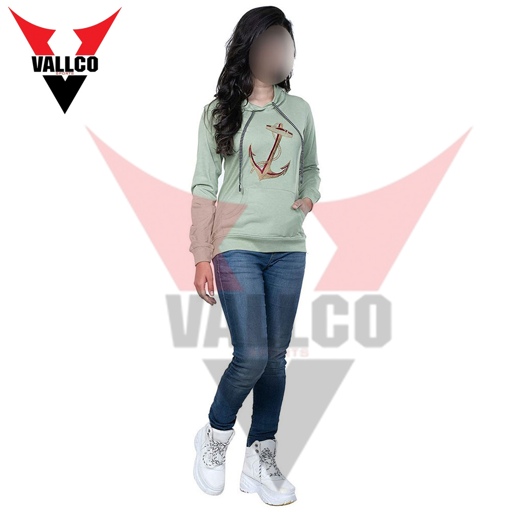 In One Solid Color Customized Made New Arrival Make Your Own Women Hoodies - view 7
