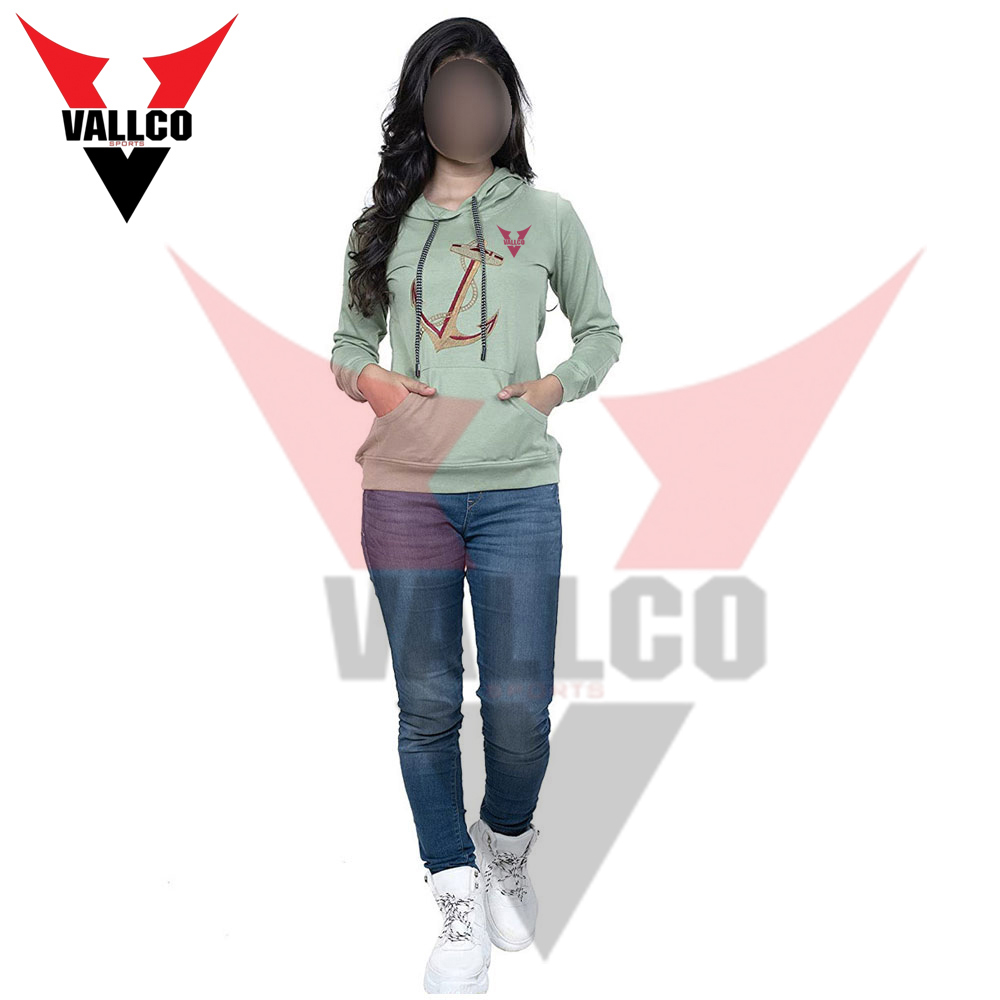 In One Solid Color Customized Made New Arrival Make Your Own Women Hoodies - view 14
