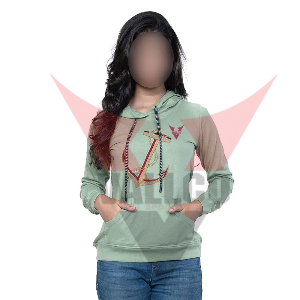 In One Solid Color Customized Made New Arrival Make Your Own Women Hoodies - view 15