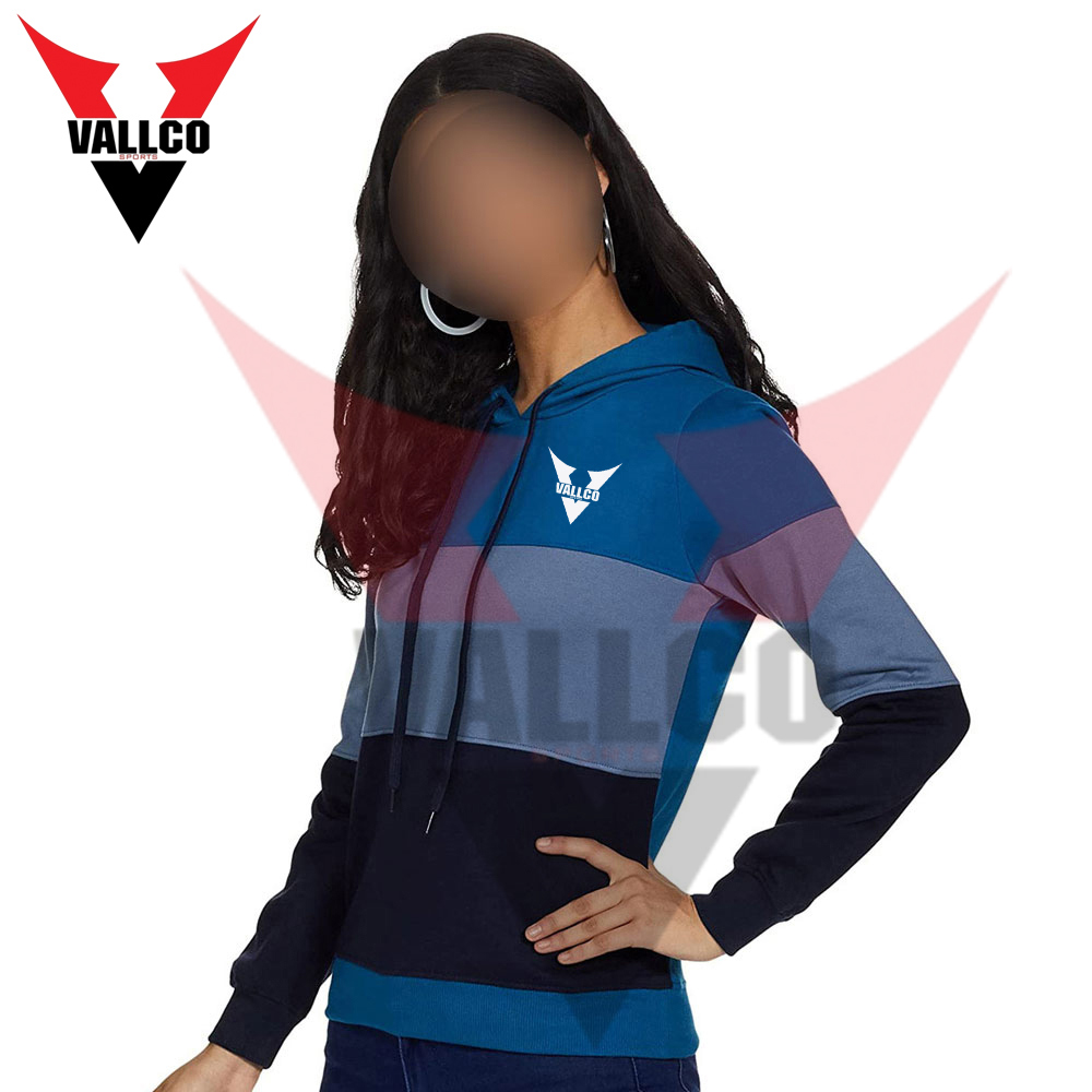 Blue Black Color Good Quality Make Your New Arrival Women Street Wear Hoodies - view 4