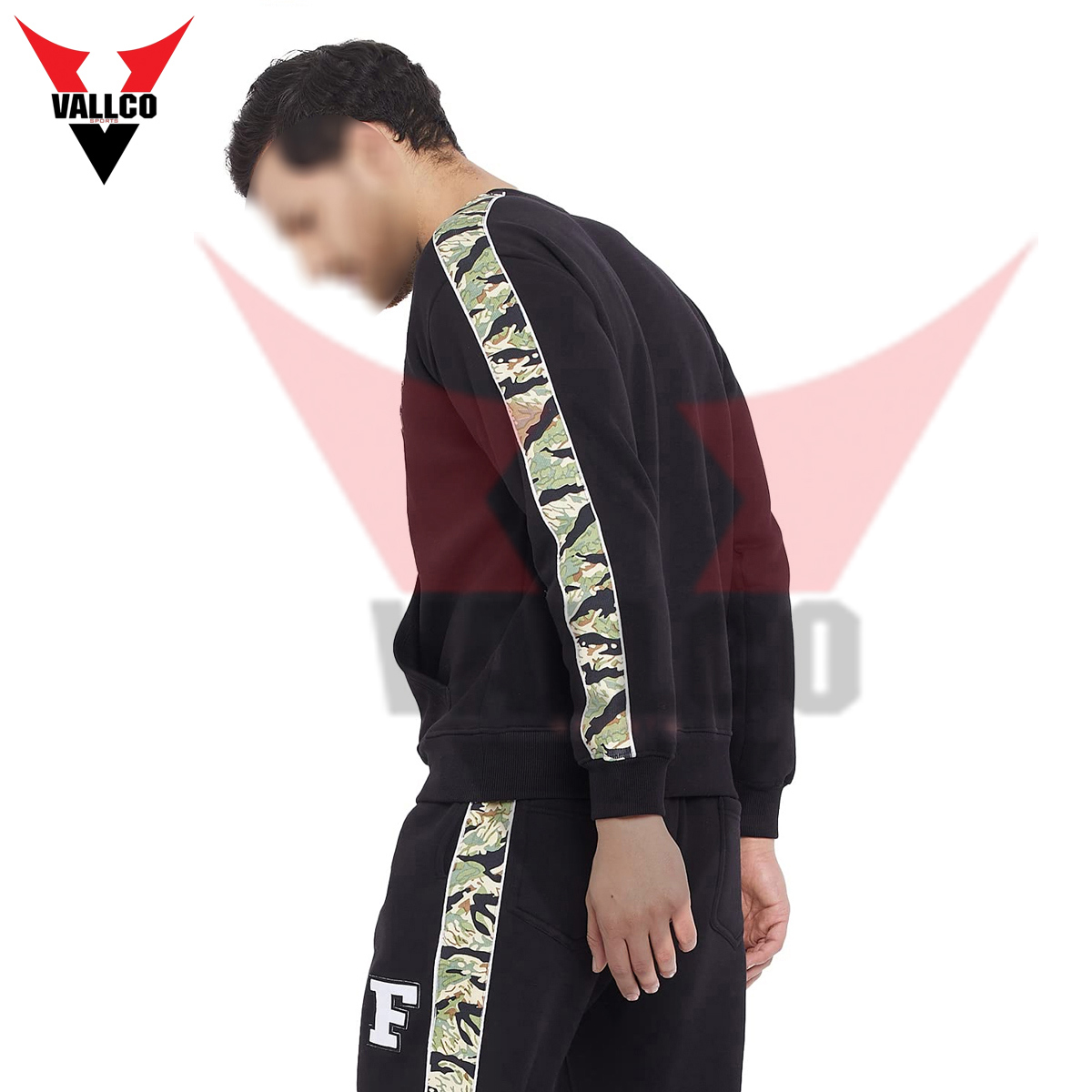 Crew Neck Customized Logo Print High Quality Causal Wear Premium Product Men Sweatshirts - view 3