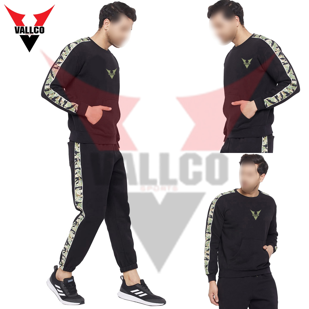 Crew Neck Customized Logo Print High Quality Causal Wear Premium Product Men Sweatshirts - view 6