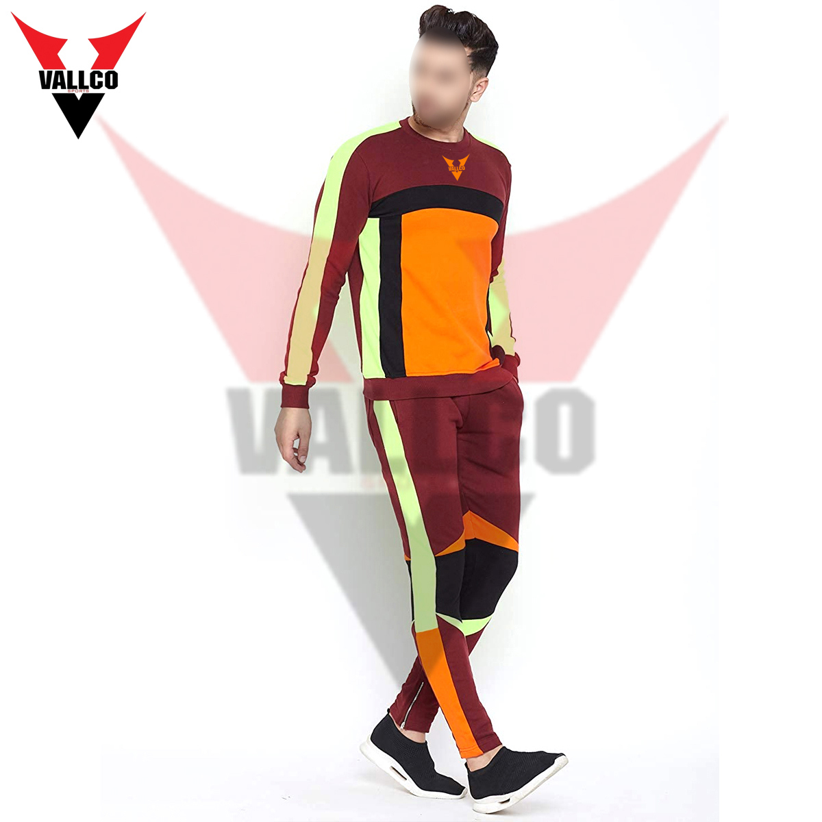Good Selling Customized Logo Print Men Fashion Wear Color Block New Stylish Sweatshirts - view 4