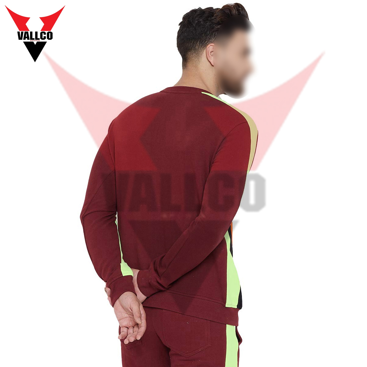 Good Selling Customized Logo Print Men Fashion Wear Color Block New Stylish Sweatshirts - view 11
