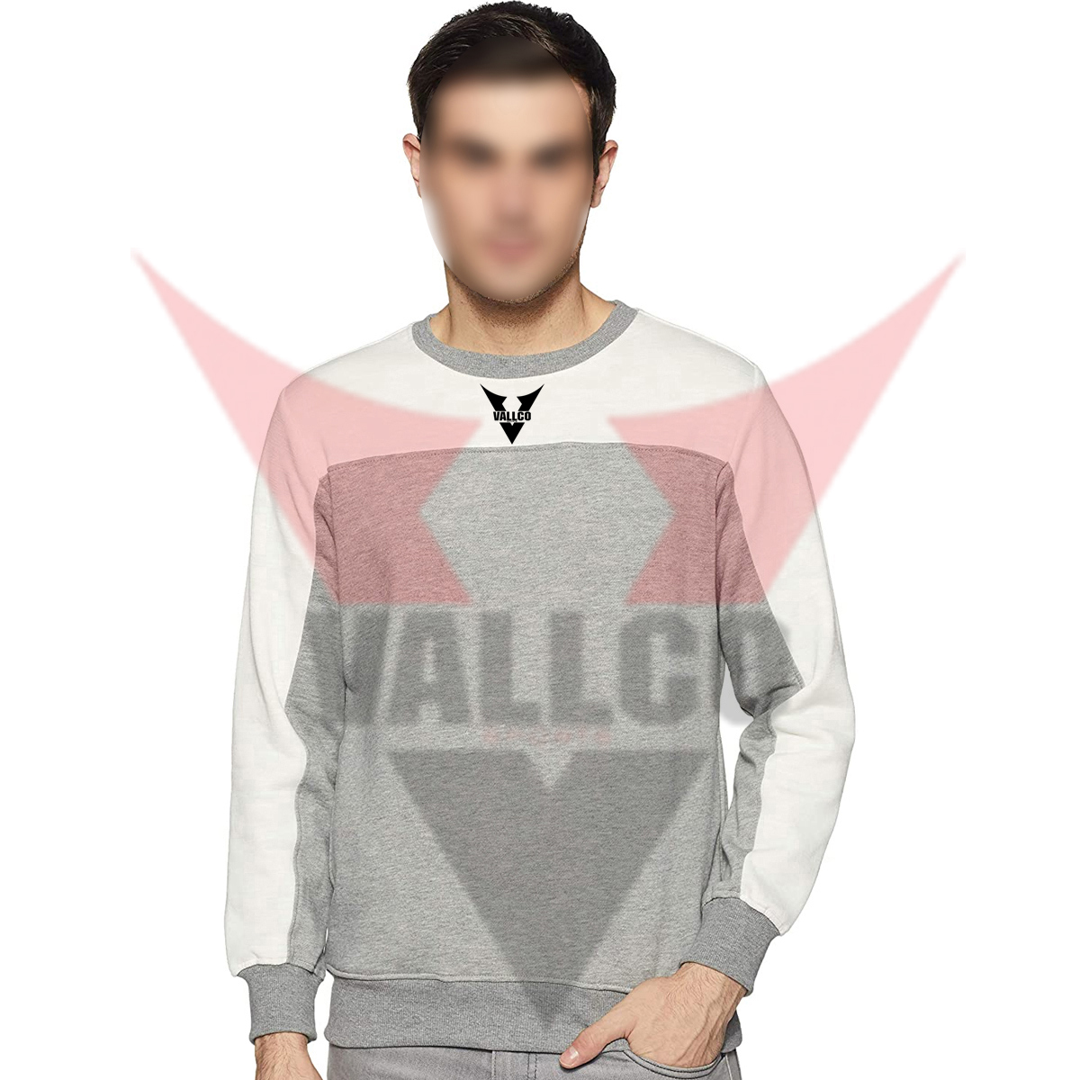 In One Solid Color Plain Pullover Style Newest Design Hot Sale Causal Wear Men Sweatshirts 
