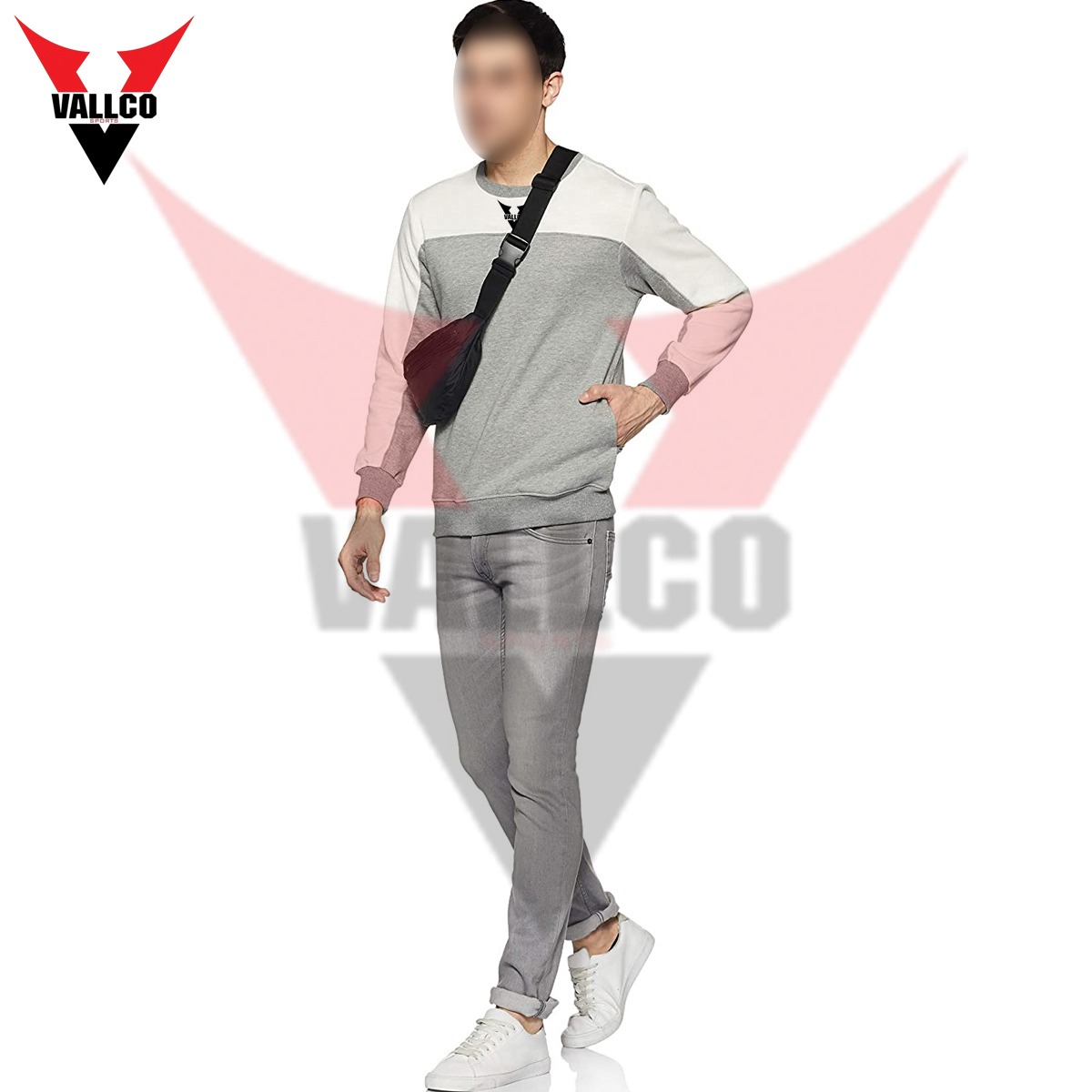 In One Solid Color Plain Pullover Style Newest Design Hot Sale Causal Wear Men Sweatshirts  - view 7