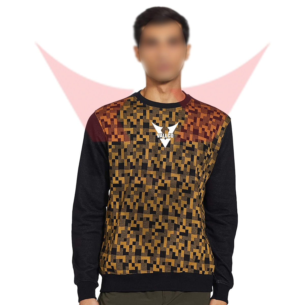 Black Golden Color Hot Sale Full Sleeves Premium Quality Comfortable Men Outer Wear Men Sweatshirts