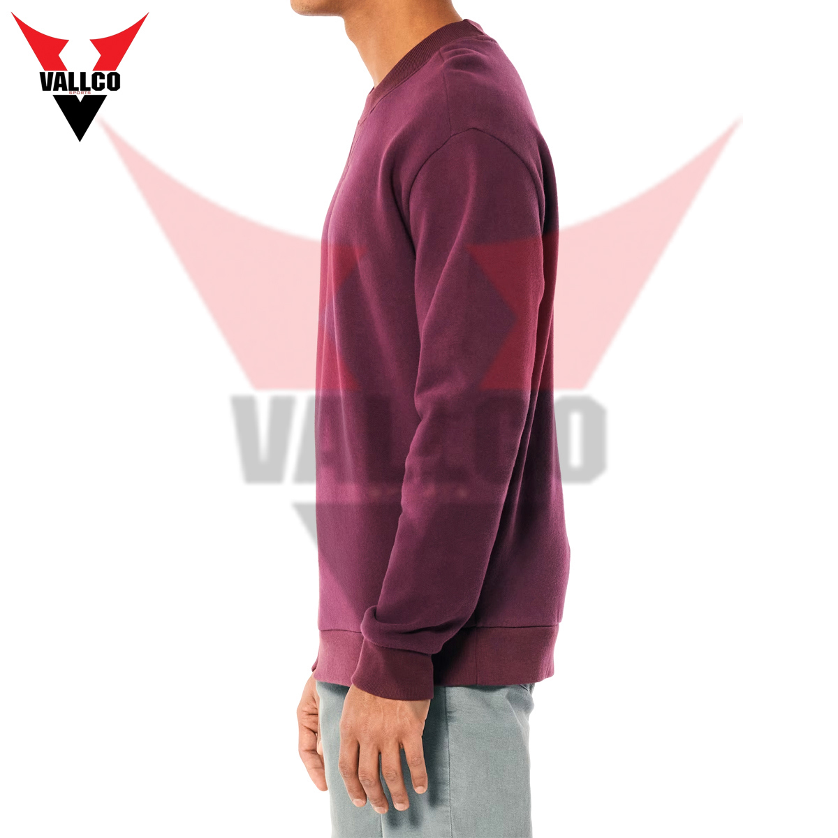 Plain Comfortable Own Logo High Quality Cotton Fleece Fabric Men Fashion Wear Sweatshirts  - view 2