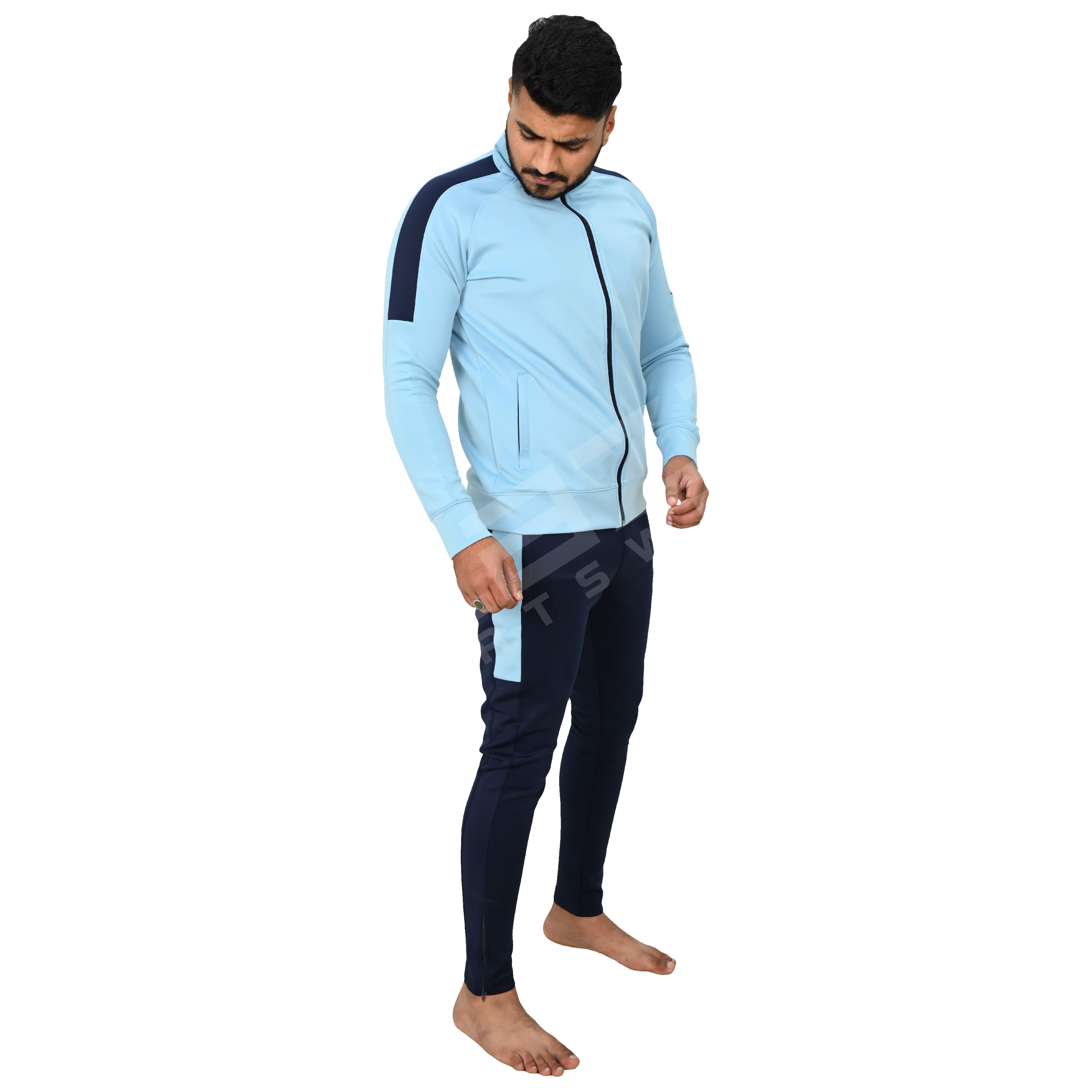 New Men Tracksuits Hooded Solid Color tracksuit and Autumn Winter Pullover Joggers Trousers