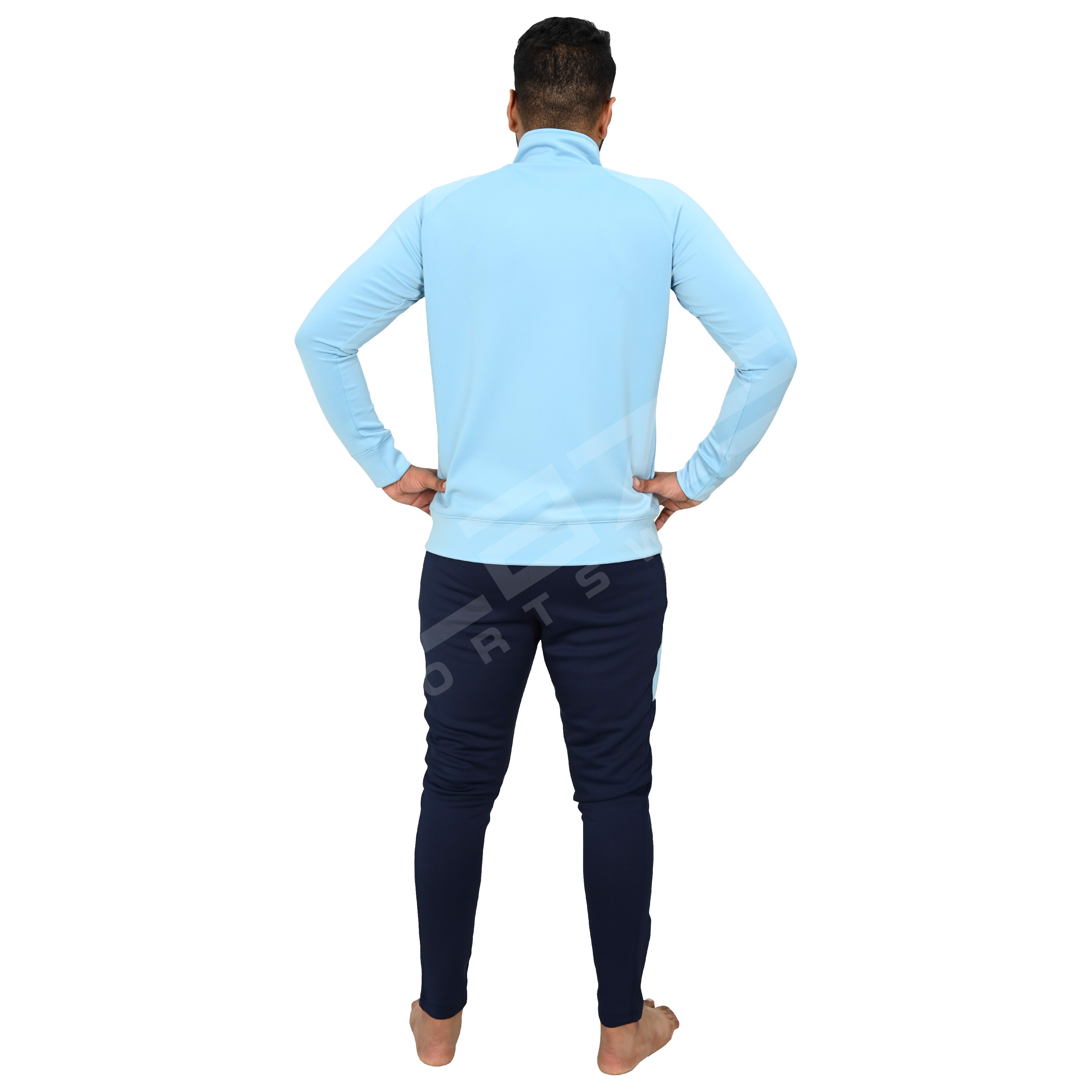 New Men Tracksuits Hooded Solid Color tracksuit and Autumn Winter Pullover Joggers Trousers - view 4