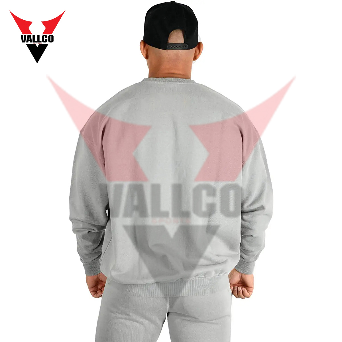 Men's Fashionable Sport Sweatshirts Your Own Logo Design Fleece Fabric Pullover Sweatshirts - view 3