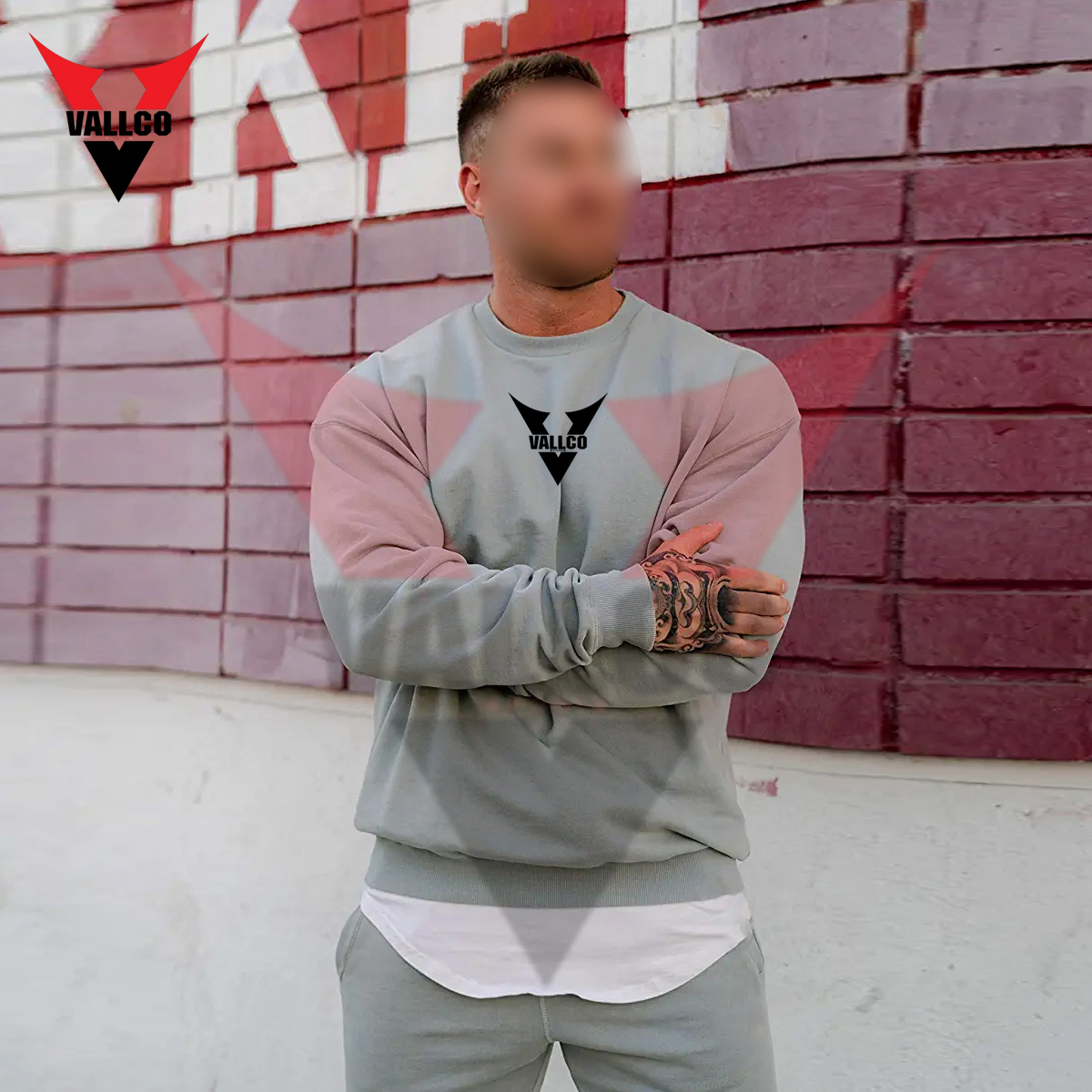 Men's Fashionable Sport Sweatshirts Your Own Logo Design Fleece Fabric Pullover Sweatshirts - view 5