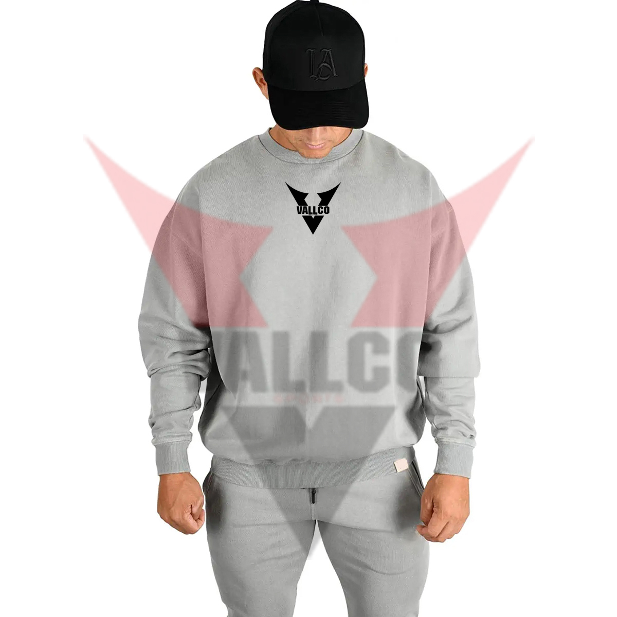 Men's Fashionable Sport Sweatshirts Your Own Logo Design Fleece Fabric Pullover Sweatshirts - view 7