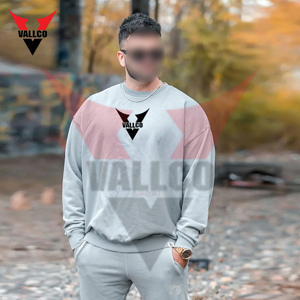 Men's Fashionable Sport Sweatshirts Your Own Logo Design Fleece Fabric Pullover Sweatshirts - view 11