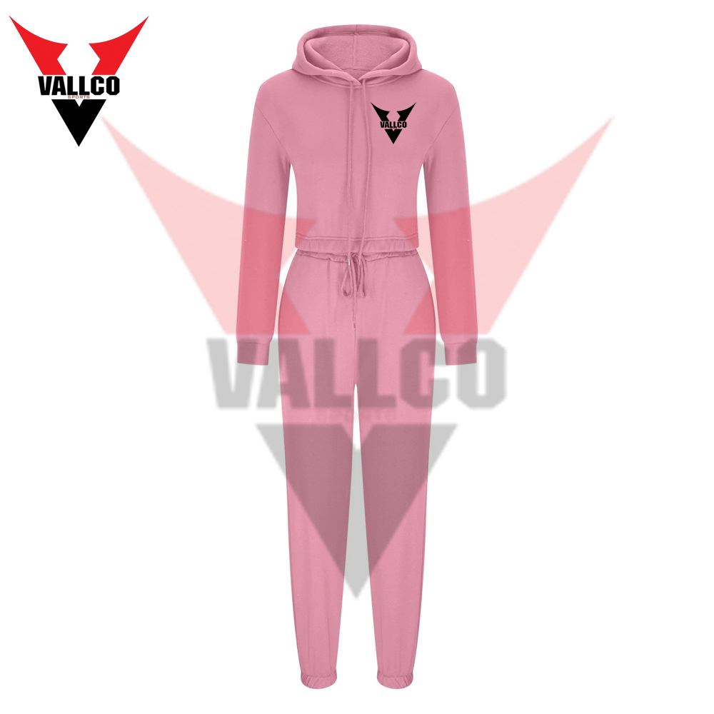 In Solid Color Best Quality Women Casual 2 Piece Outfits Tracksuit Long Sleeve Crop Tops Pants Sets - view 8