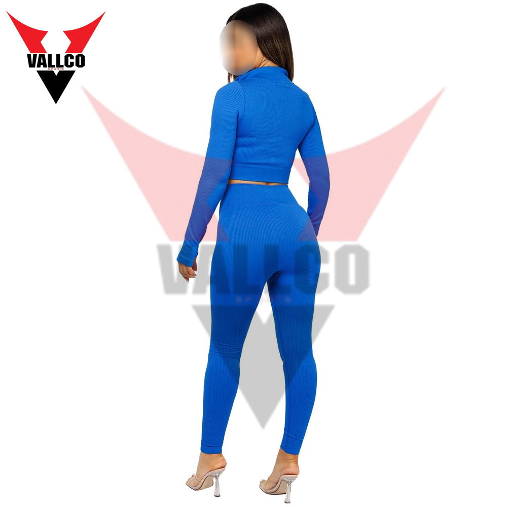 Women Tracksuits 2 Piece Best Supplier Make Your Own Newest Design Women Crop Top Tracksuits - view 4