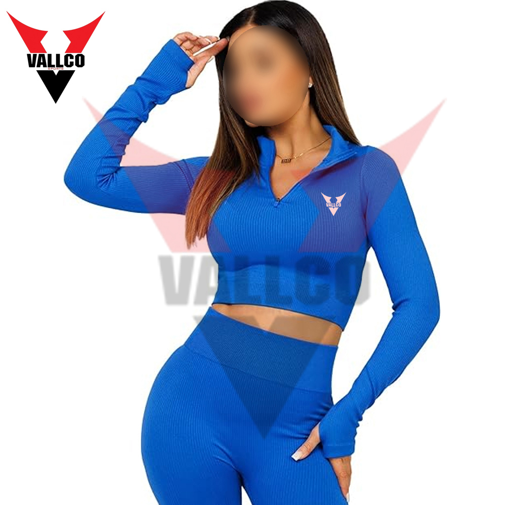 Women Tracksuits 2 Piece Best Supplier Make Your Own Newest Design Women Crop Top Tracksuits - view 6