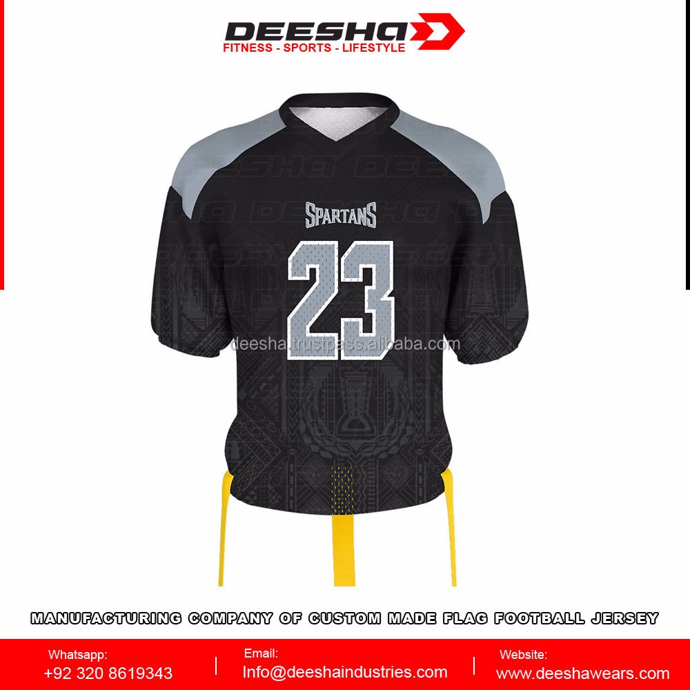 Custom Men's Flag Football Jersey Spartans