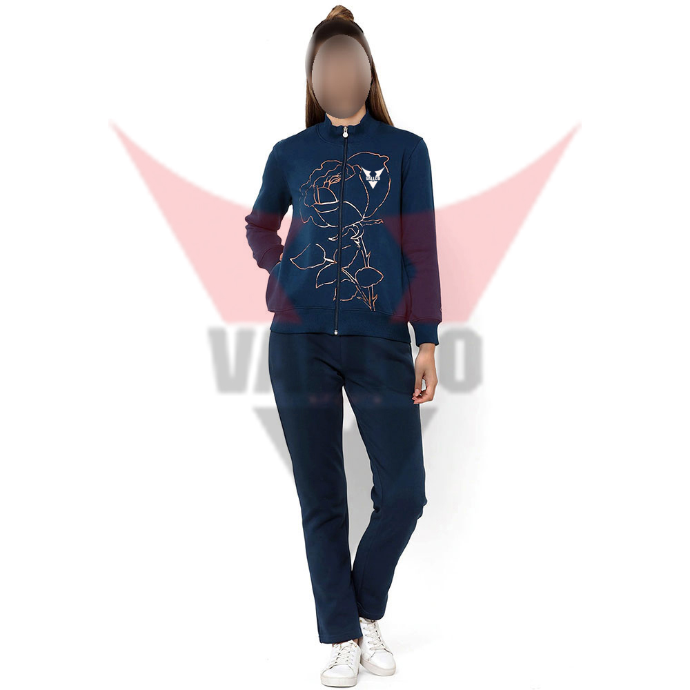 Best Sale Comfortable And Breathable Product Women Tracksuit Typographic Print Outdoor Tracksuit 