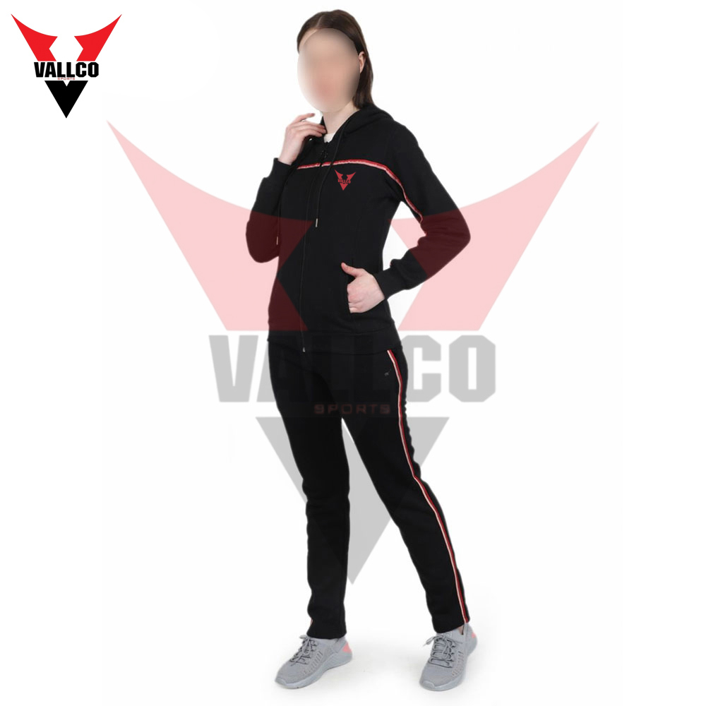 Black Color New Custom Wholesale Cotton Long Sleeve Winter Women 2 Piece Shirt Pants Tracksuits Sets - view 2