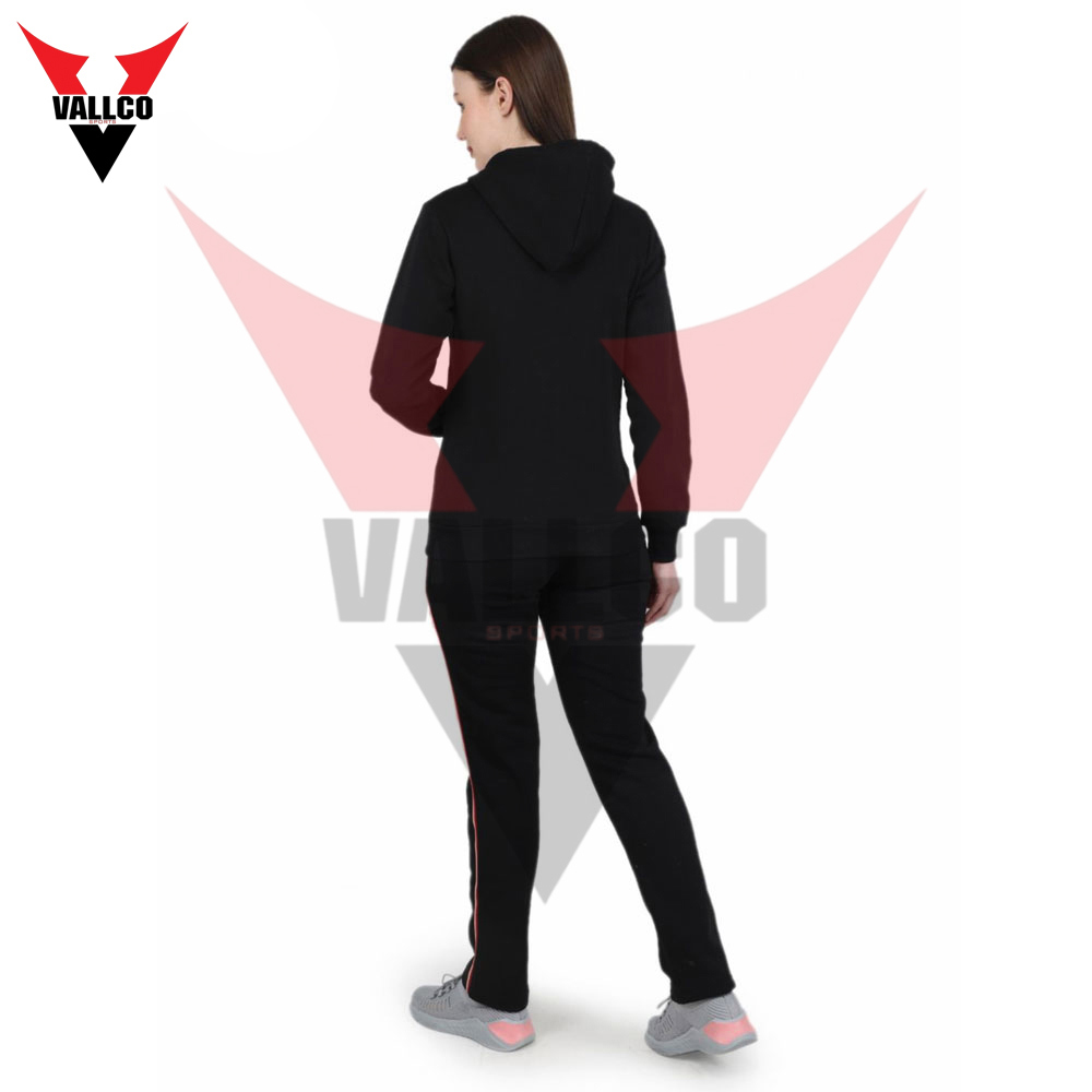 Black Color New Custom Wholesale Cotton Long Sleeve Winter Women 2 Piece Shirt Pants Tracksuits Sets - view 3