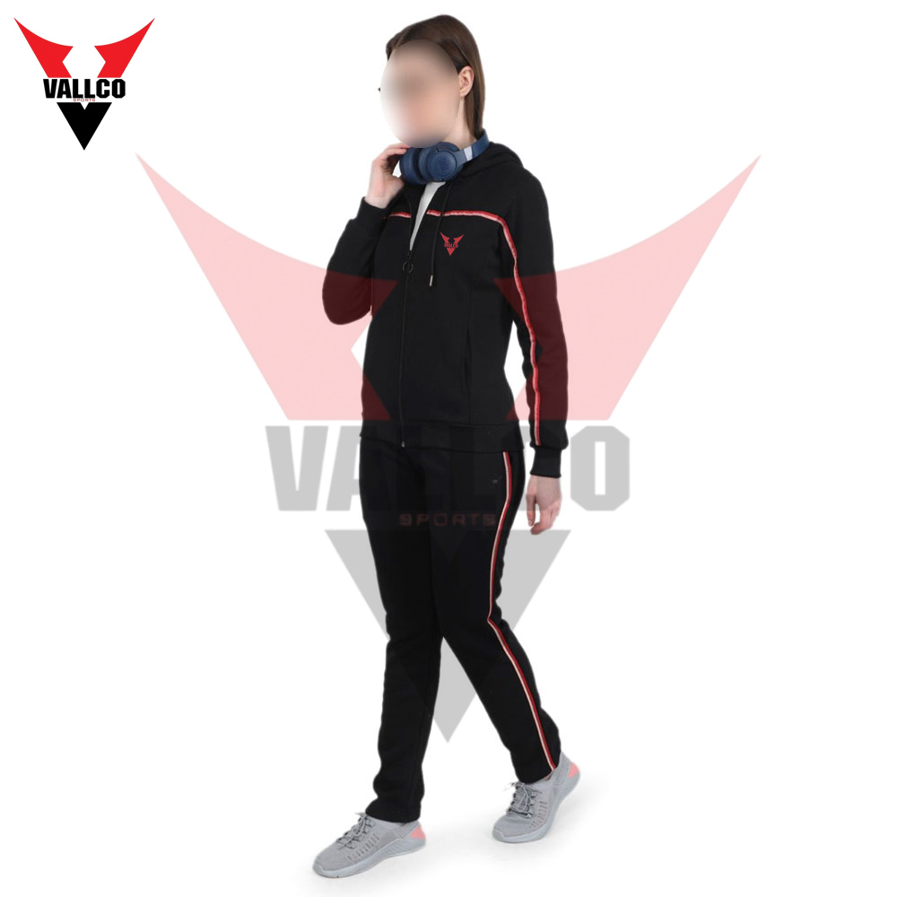 Black Color New Custom Wholesale Cotton Long Sleeve Winter Women 2 Piece Shirt Pants Tracksuits Sets - view 4