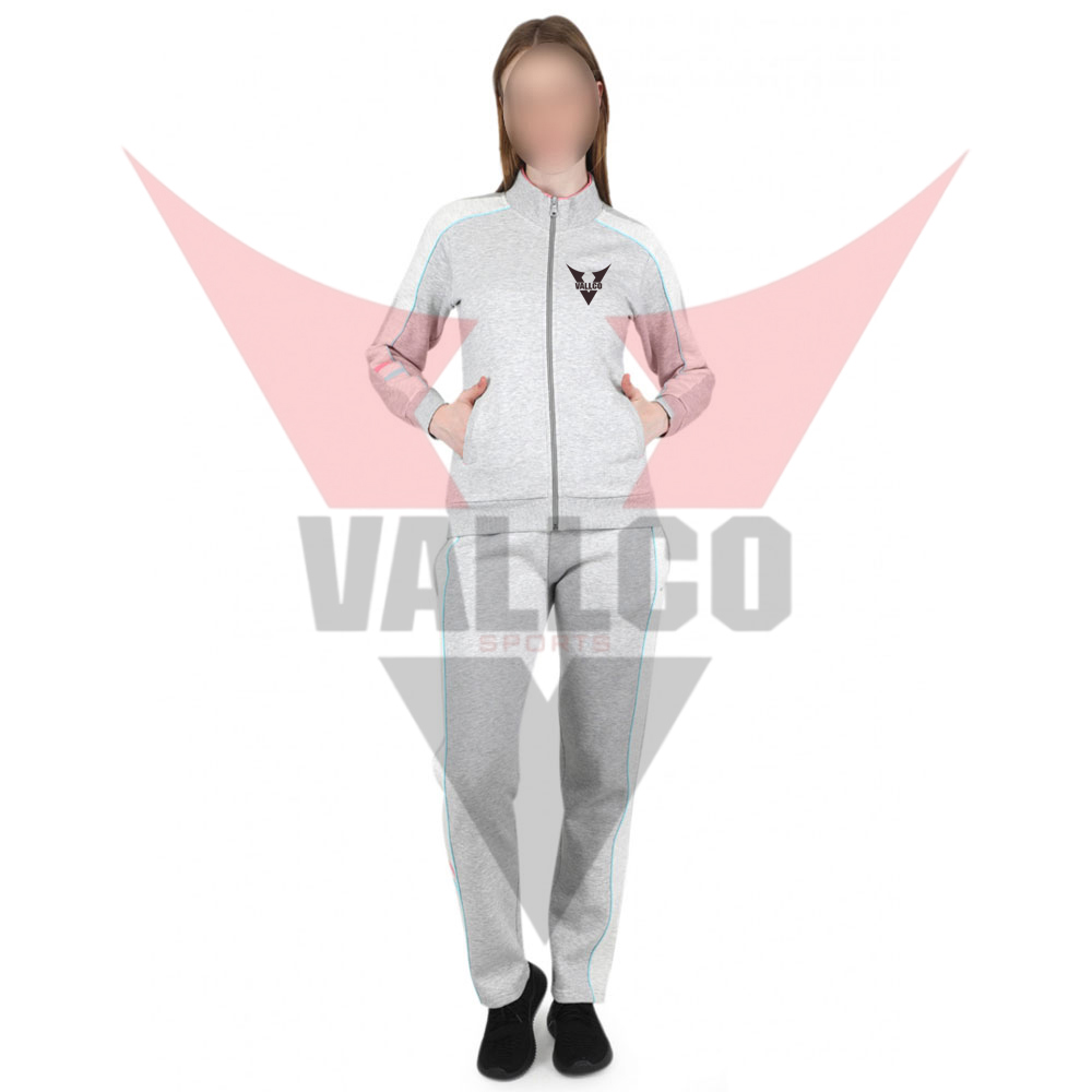One Solid Color New Stylish Custom Made tracksuits Best Quality New Arrival Women 2 Piece Tracksuit - view 8