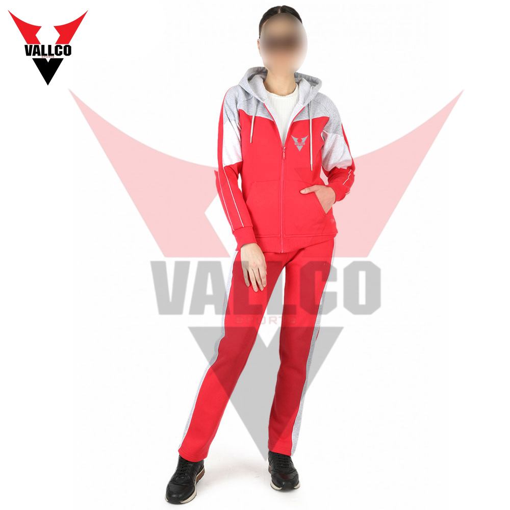 Trendy Product Red Gray Color In Different Design Shirt And Pant Set Best Sale Women Tracksuits - view 4